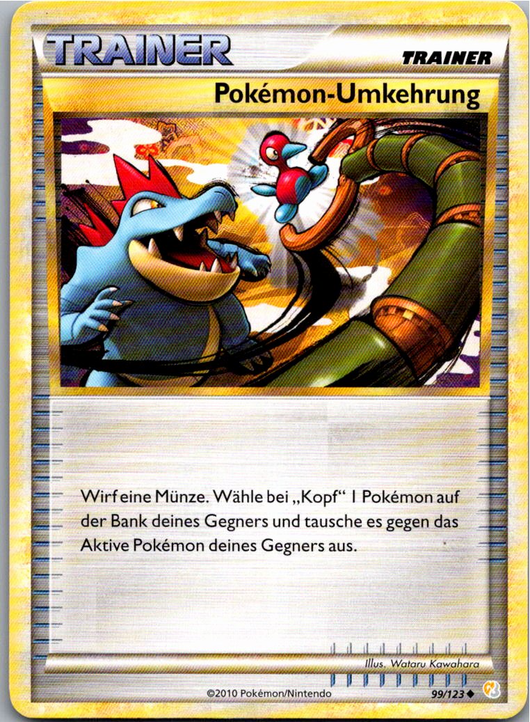 Pokémon-Umkehrung 99/123 HeartGold SoulSilver – Vorderseite