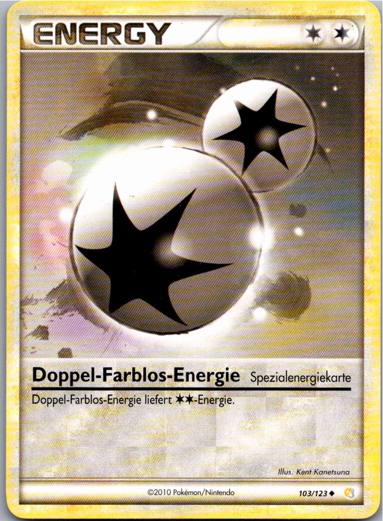 Doppel-Farblos-Energie 103/123 HeartGold SoulSilver – Vorderseite