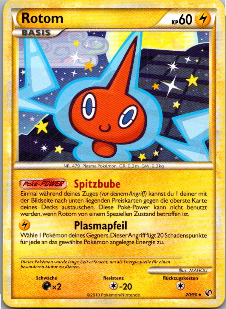 Rotom 20/90 Unerschrocken – Vorderseite