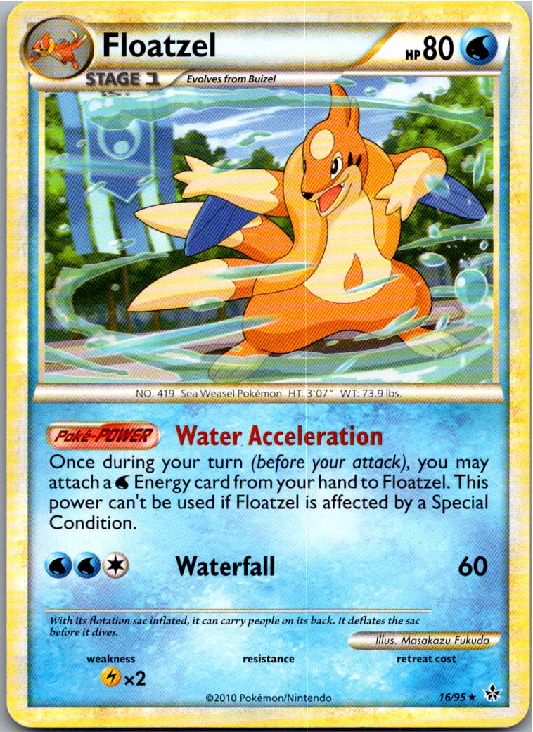 Floatzel Bojelin 16/95 Entfesselt – Vorderseite