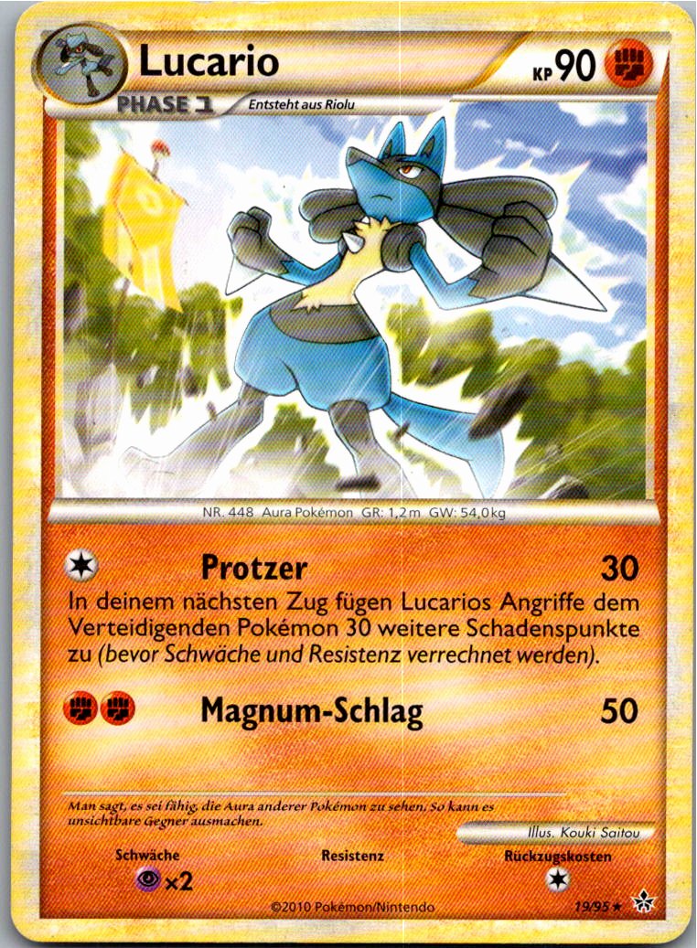 Lucario 19/95 Entfesselt – Vorderseite