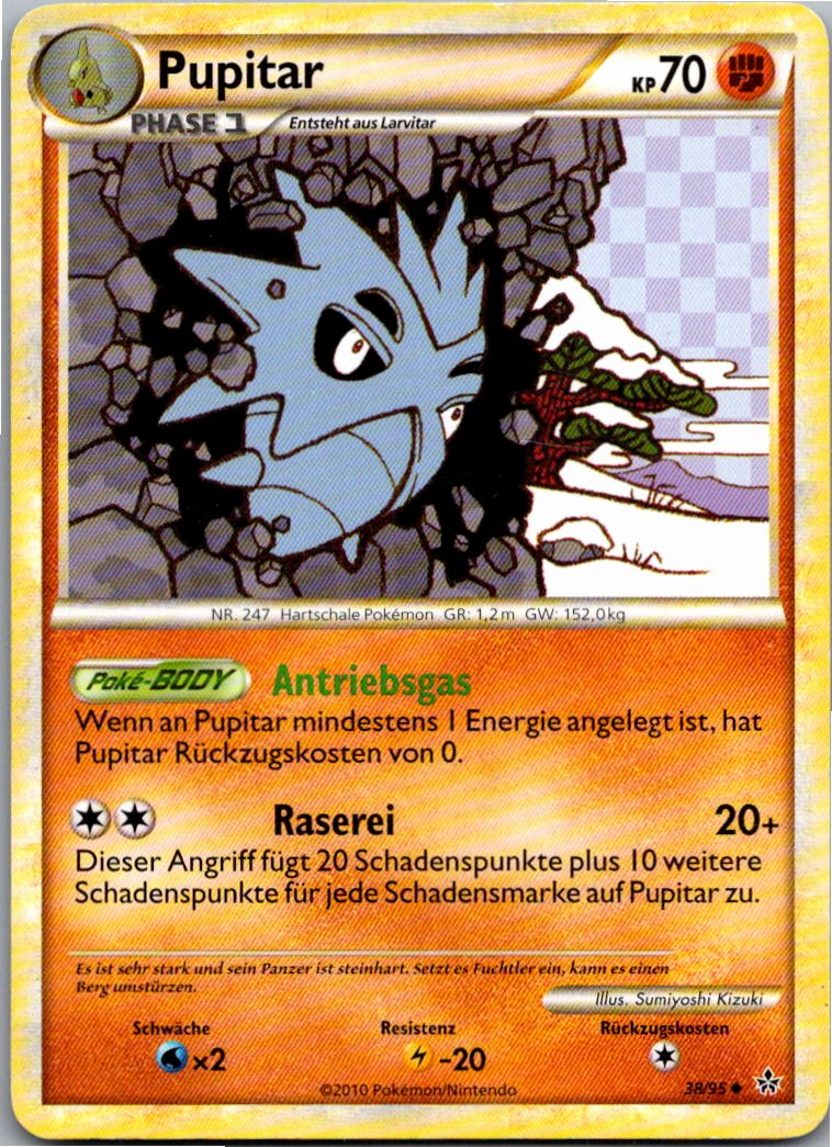 Pupitar 38/95 Entfesselt – Vorderseite