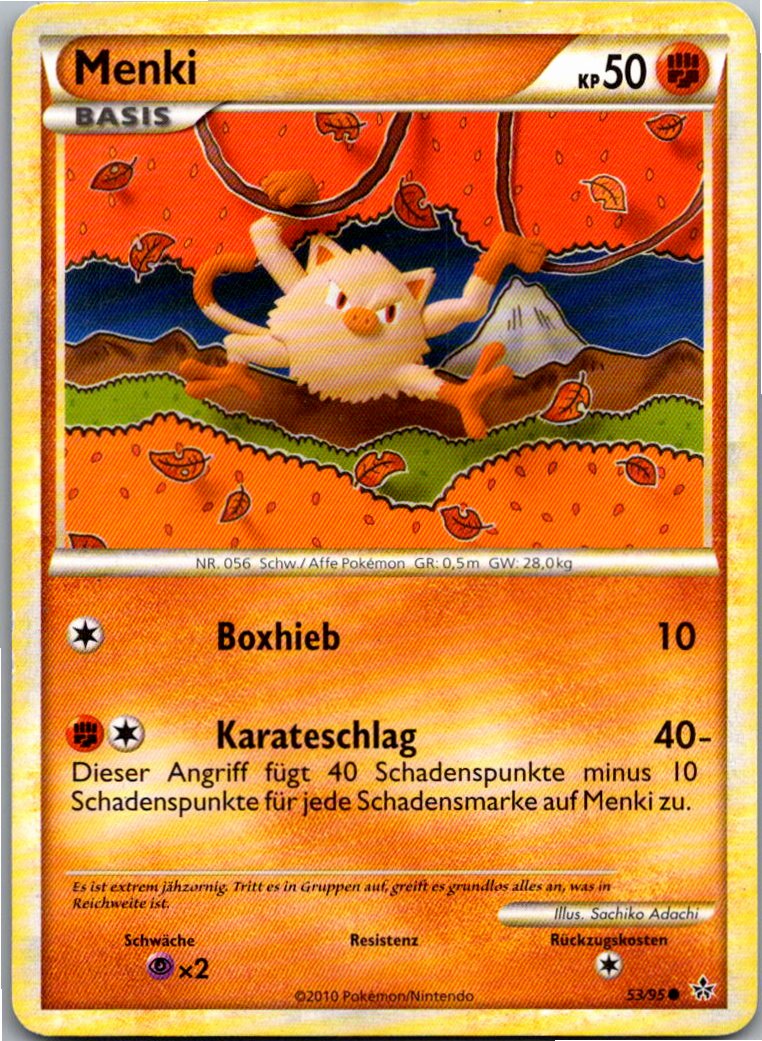 Menki 53/95 Entfesselt – Vorderseite