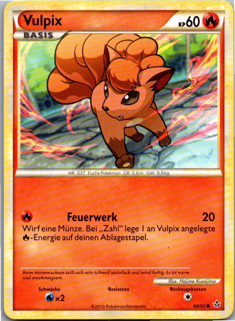 Vulpix 68/95 Entfesselt – Vorderseite
