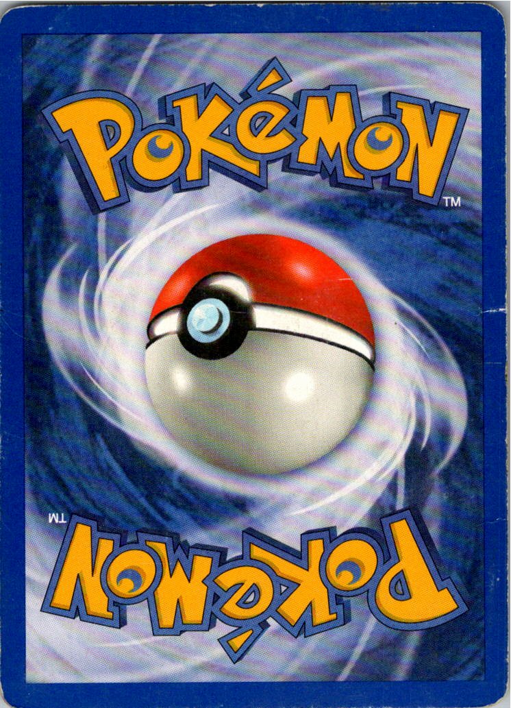 Dunkles Maschock 40/82 Team Rocket – Rückseite