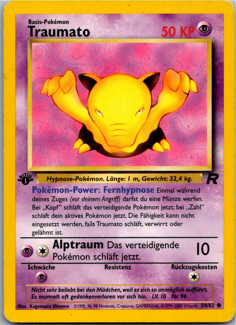 Traumato 54/82 Team Rocket – Vorderseite