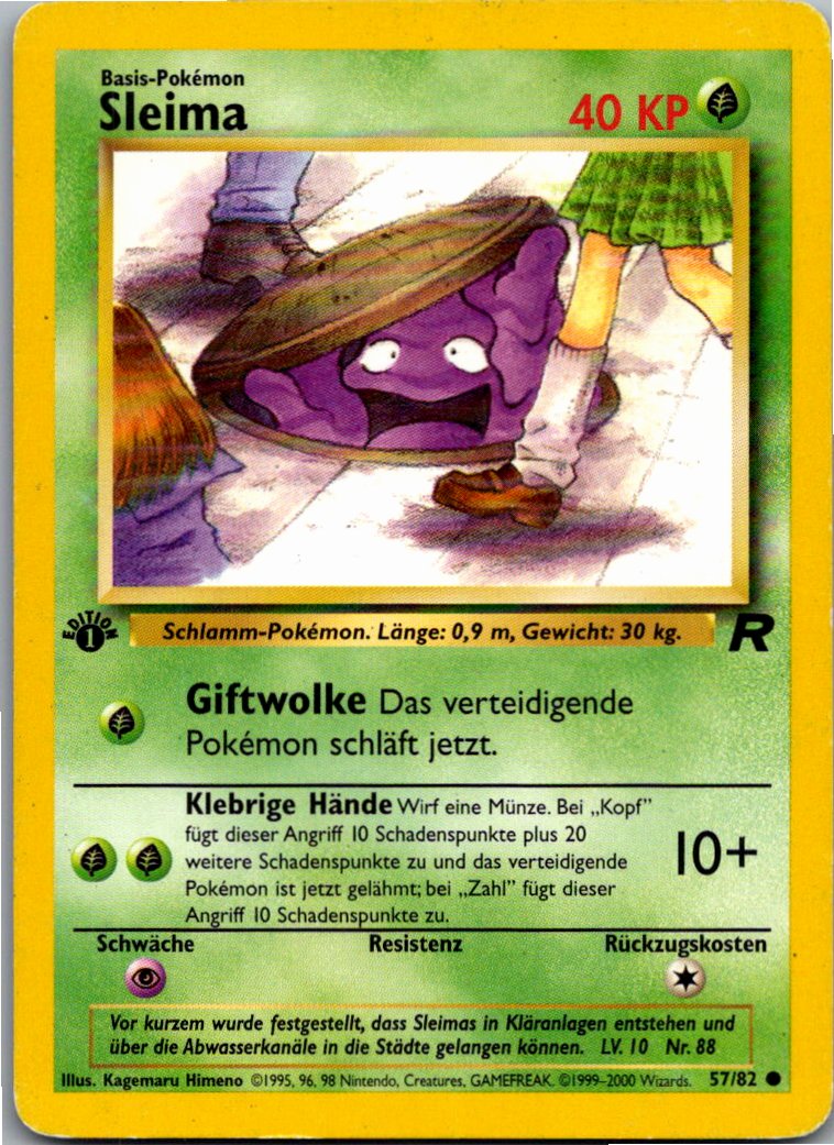 Sleima 57/82 Team Rocket – Vorderseite