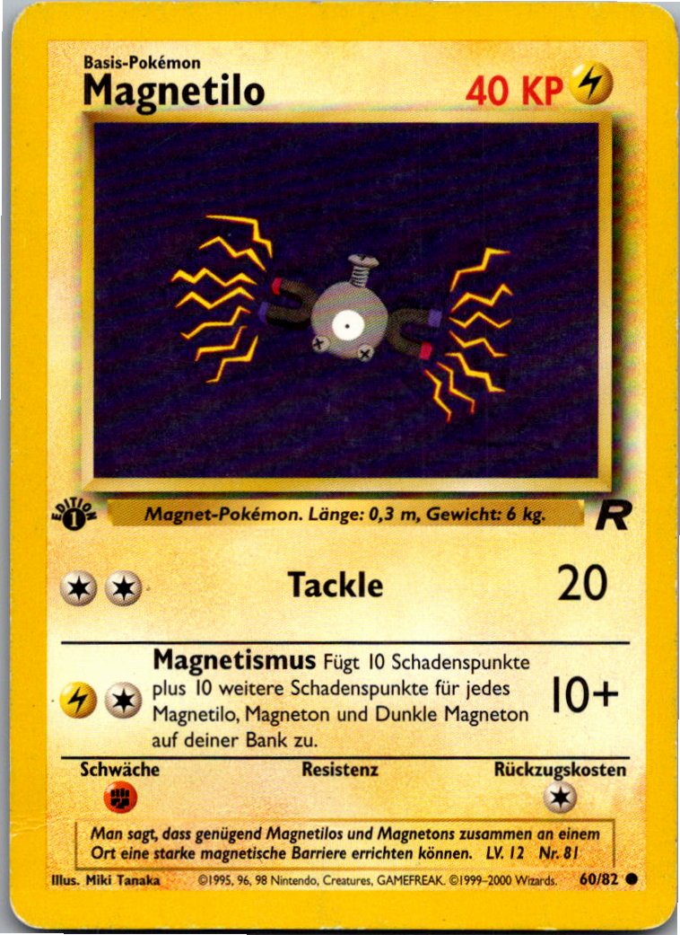 Magnetilo 60/82 Team Rocket – Vorderseite