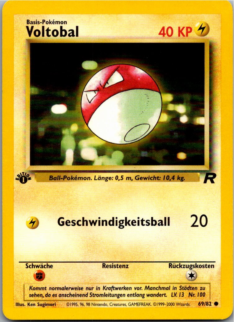 Voltobal 69/82 Team Rocket – Vorderseite