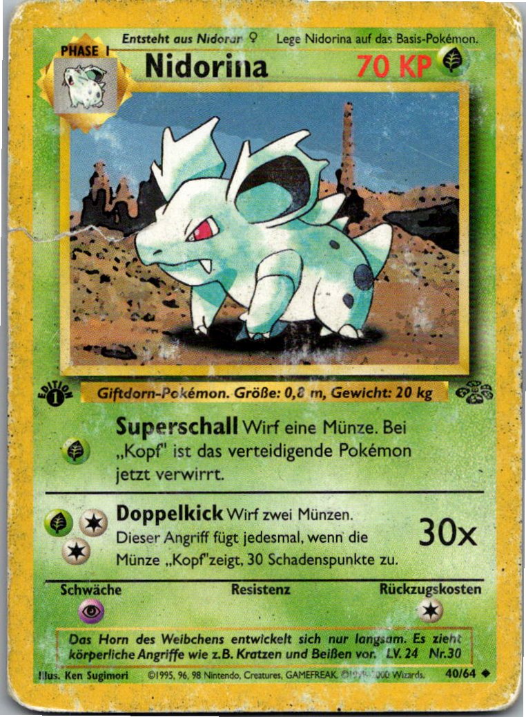 Nidorina 40/64 Dschungel – Vorderseite