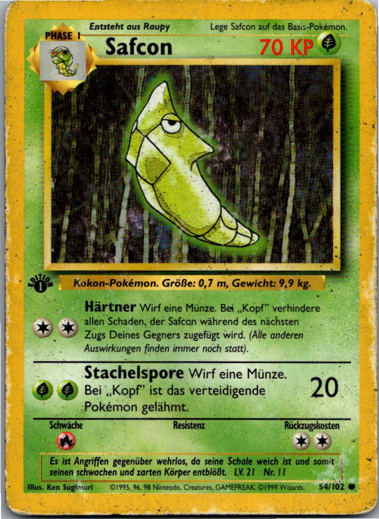 Safcon 54/102 Grundset – Vorderseite