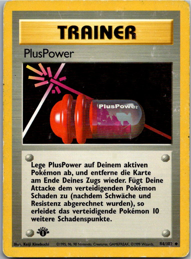 PlusPower 84/102 Grundset – Vorderseite