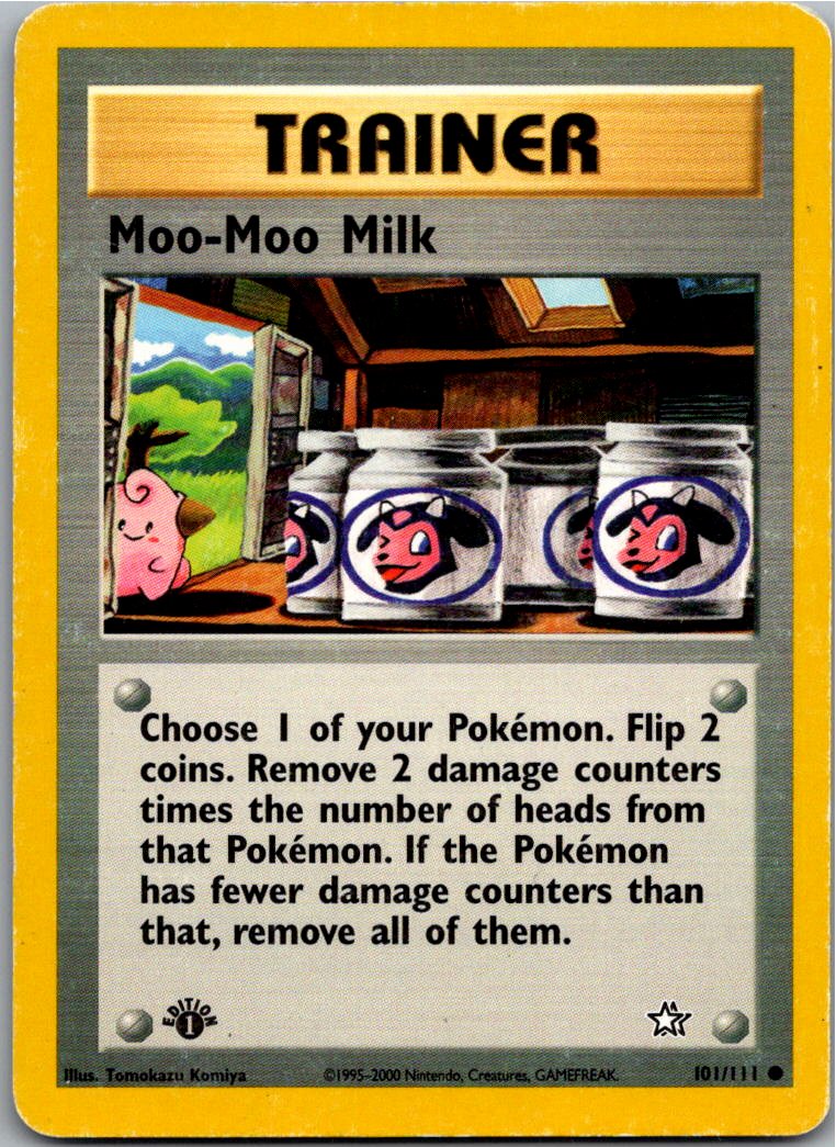 Moo-Moo Milk Kuhmuh-Milch 101/111 Neo Genesis – Vorderseite
