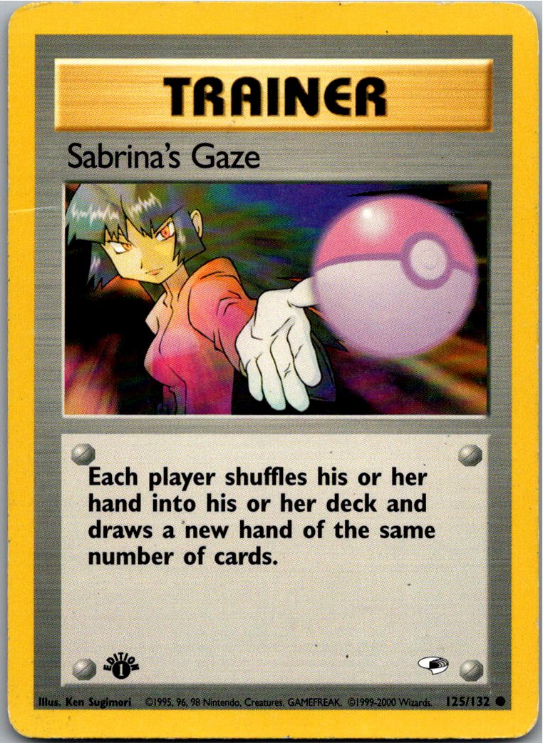 Sabrina's Gaze 125/132 Gym Heroes – Vorderseite