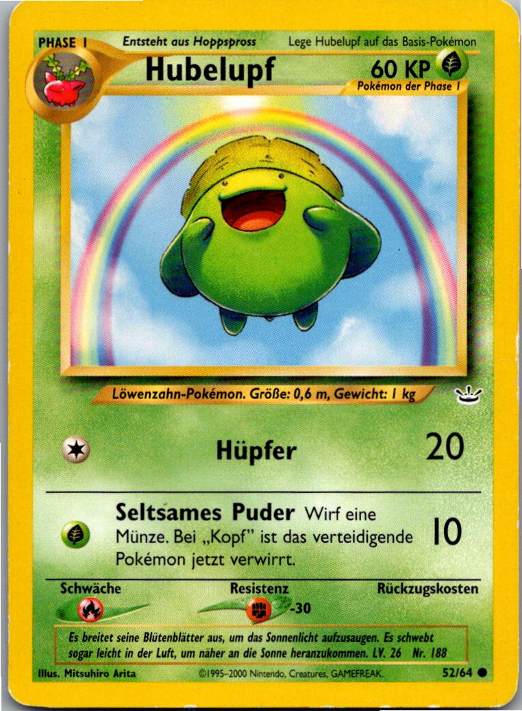 Hubelupf 52/64 Neo Revelation – Vorderseite
