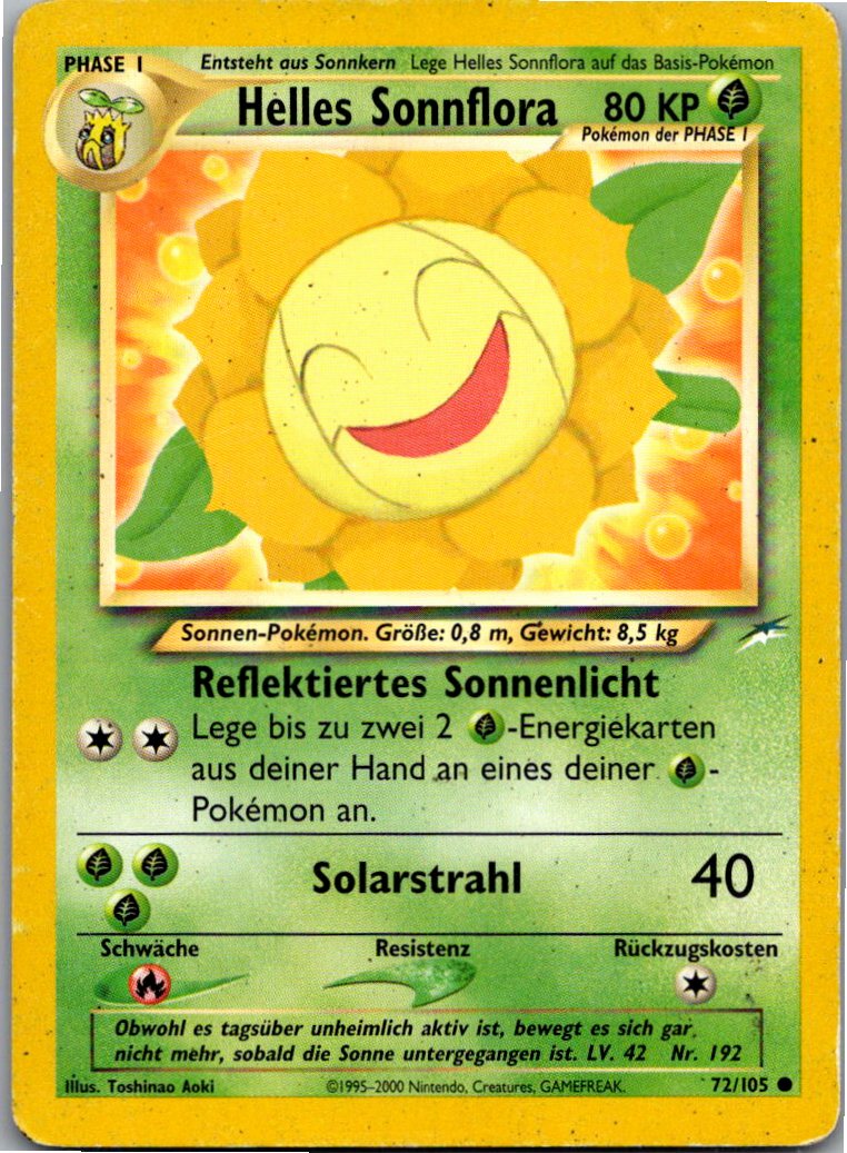 Helles Sonnflora 72/105 Neo Destiny – Vorderseite