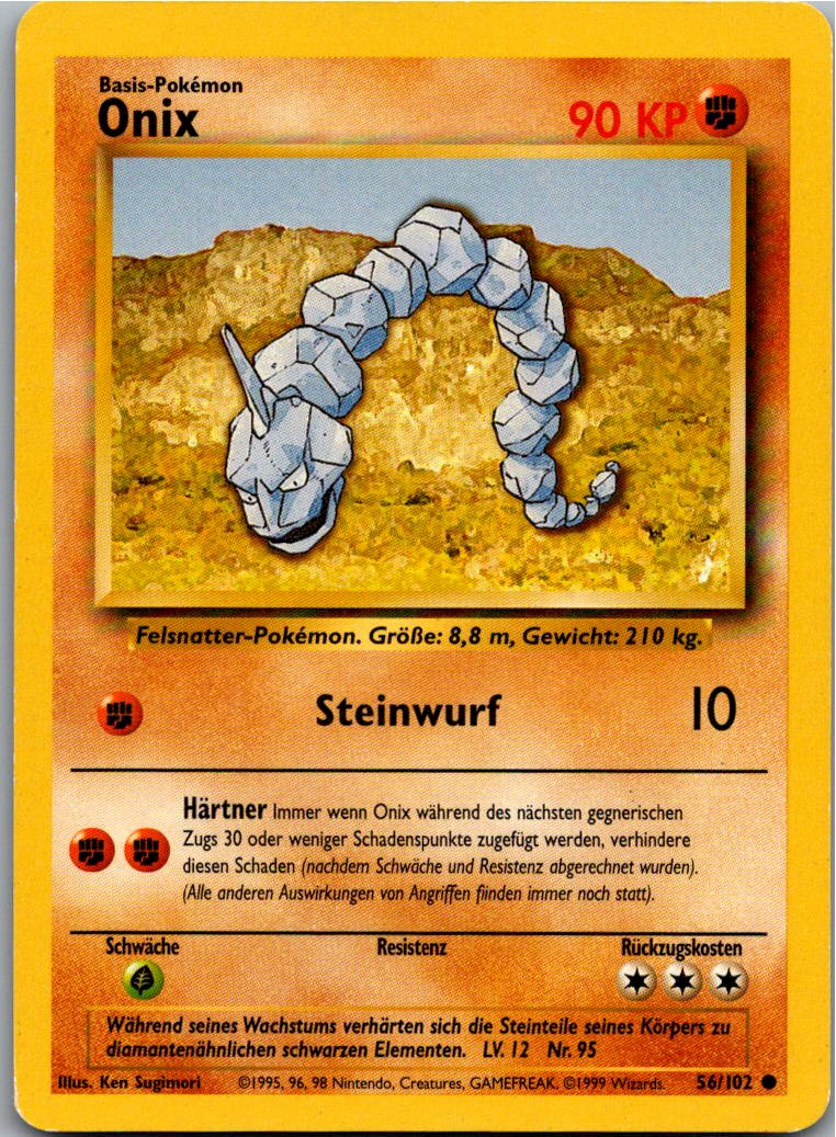 Onix 56/102 Grundset – Vorderseite
