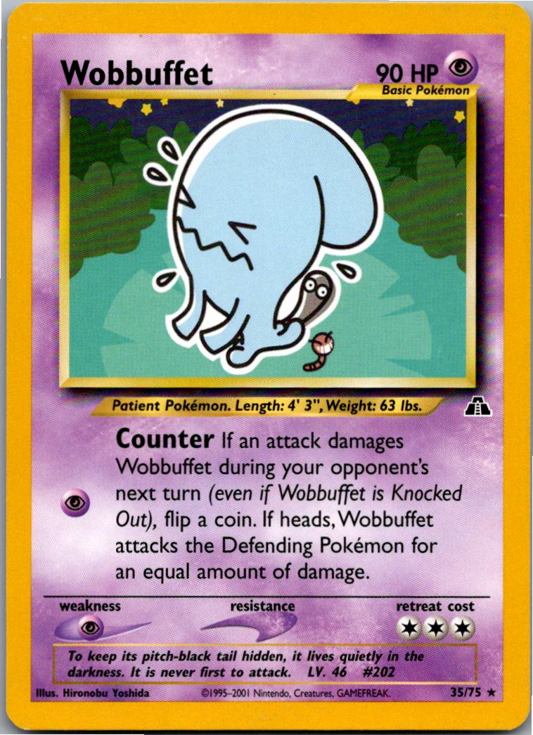Wobbuffet Woingenau 35/75 Neo Entdeckung – Vorderseite