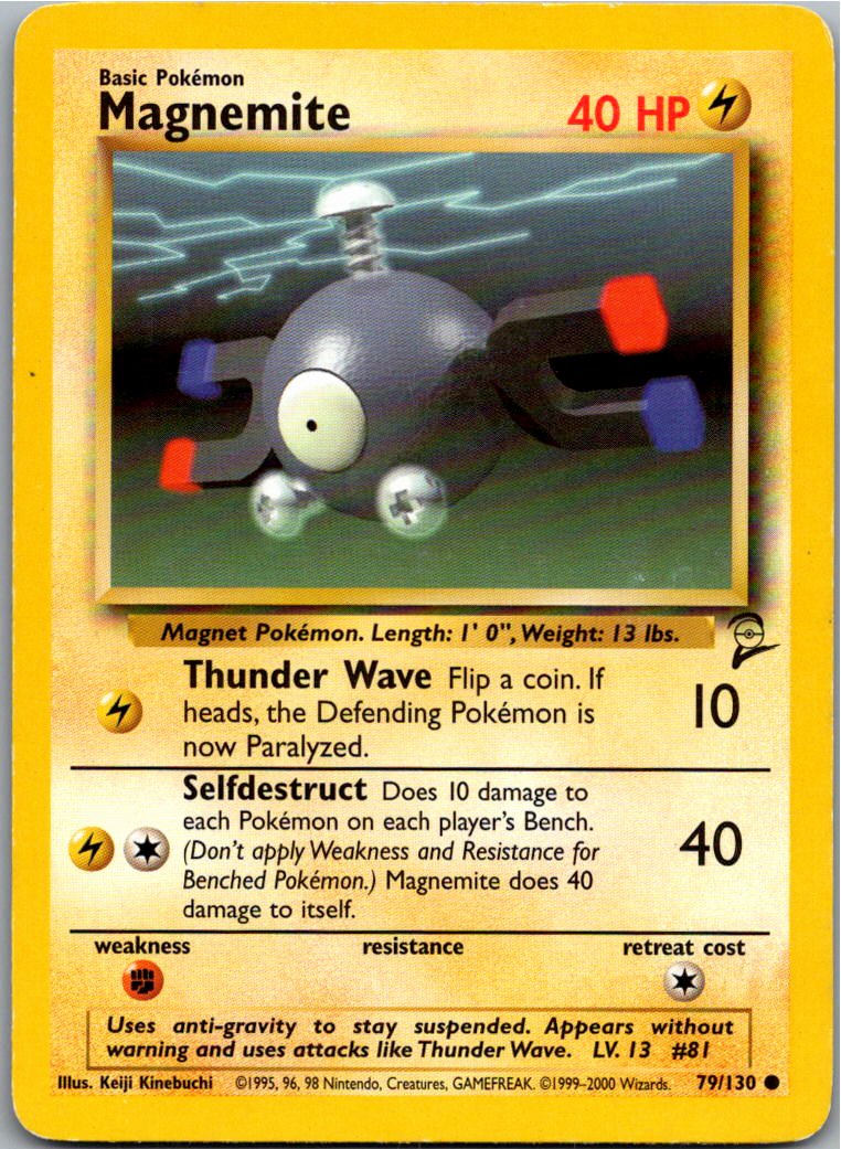 Magnemite Magnetilo 79/130 Base Set 2 – Vorderseite