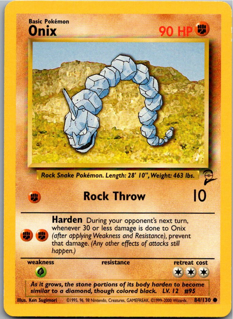 Onix 84/130 Base Set 2 – Vorderseite