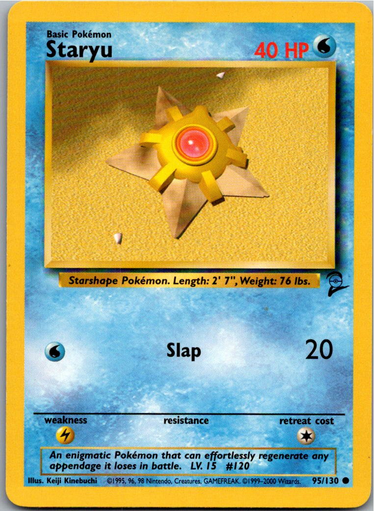 Staryu Sterndu 95/130 Base Set 2 – Vorderseite
