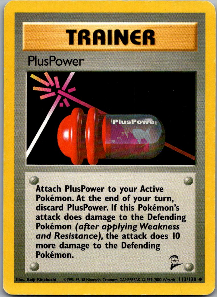 PlusPower 113/130 Base Set 2 – Vorderseite