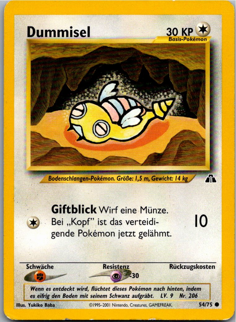 Dummisel 54/75 Neo Entdeckung – Vorderseite