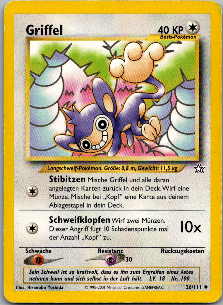 Griffel 26/111 Neo Genesis – Vorderseite