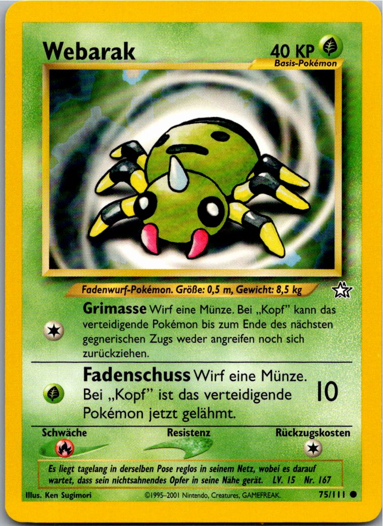 Webarak 75/111 Neo Genesis – Vorderseite