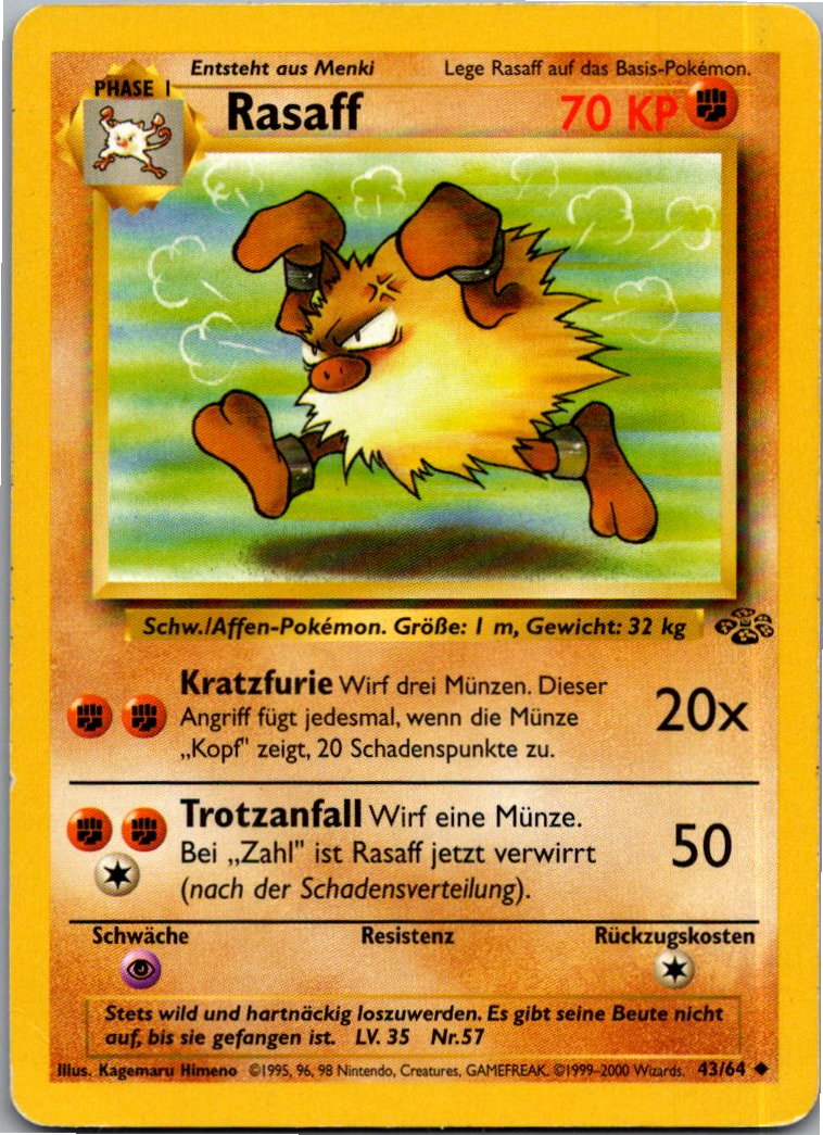 Rasaff 43/64 Dschungel – Vorderseite