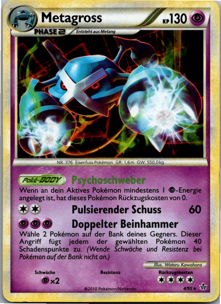 Metagross 4/95 Entfesselt – Vorderseite