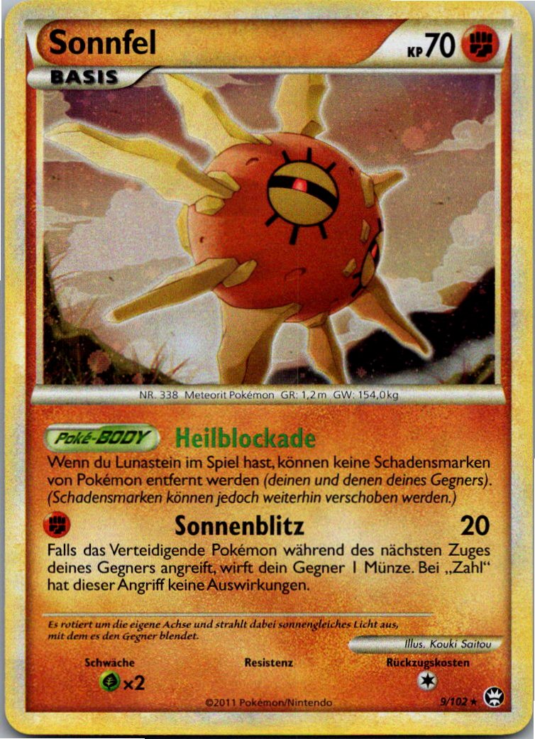 Sonnfel 9/102 Triumph – Vorderseite