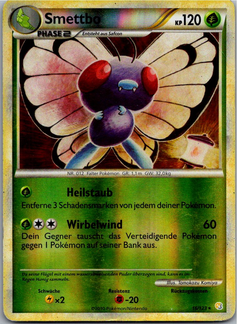Smettbo 16/123 HeartGold SoulSilver – Vorderseite