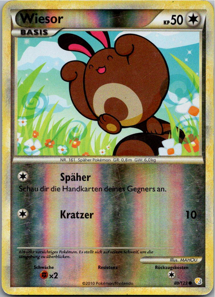 Wiesor 80/123 HeartGold SoulSilver – Vorderseite