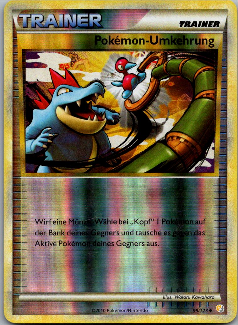 Pokémon-Umkehrung 99/123 HeartGold SoulSilver – Vorderseite