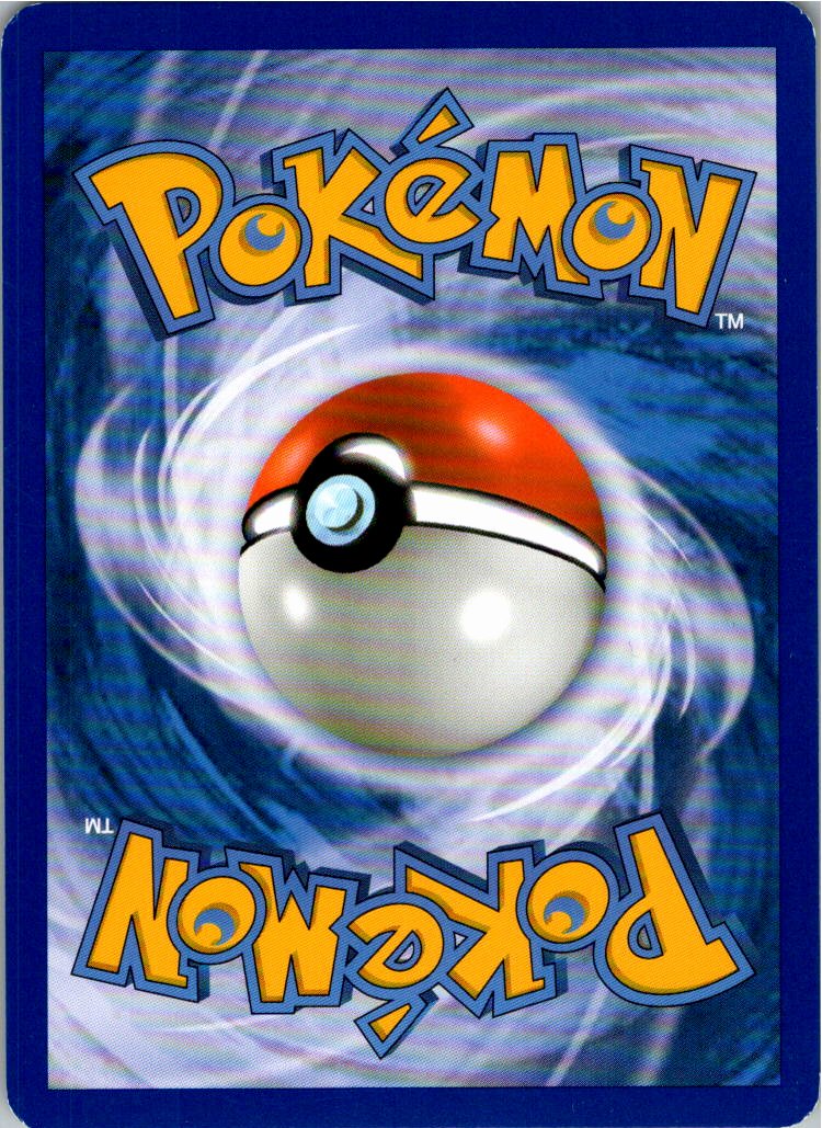 Pokémon-Umkehrung 99/123 HeartGold SoulSilver – Rückseite