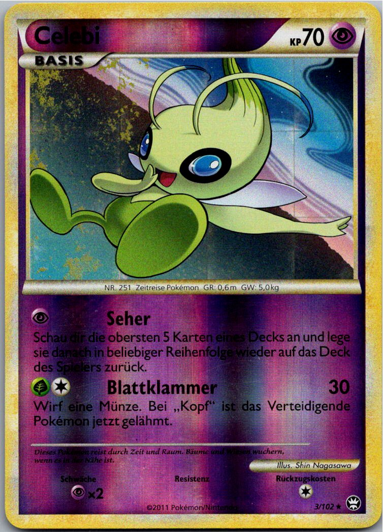 Celebi 3/102 Triumph – Vorderseite