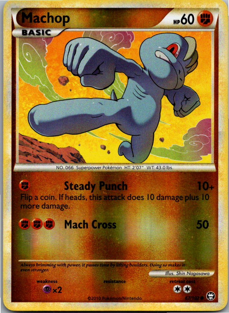 Machop Machollo 67/102 Triumph – Vorderseite