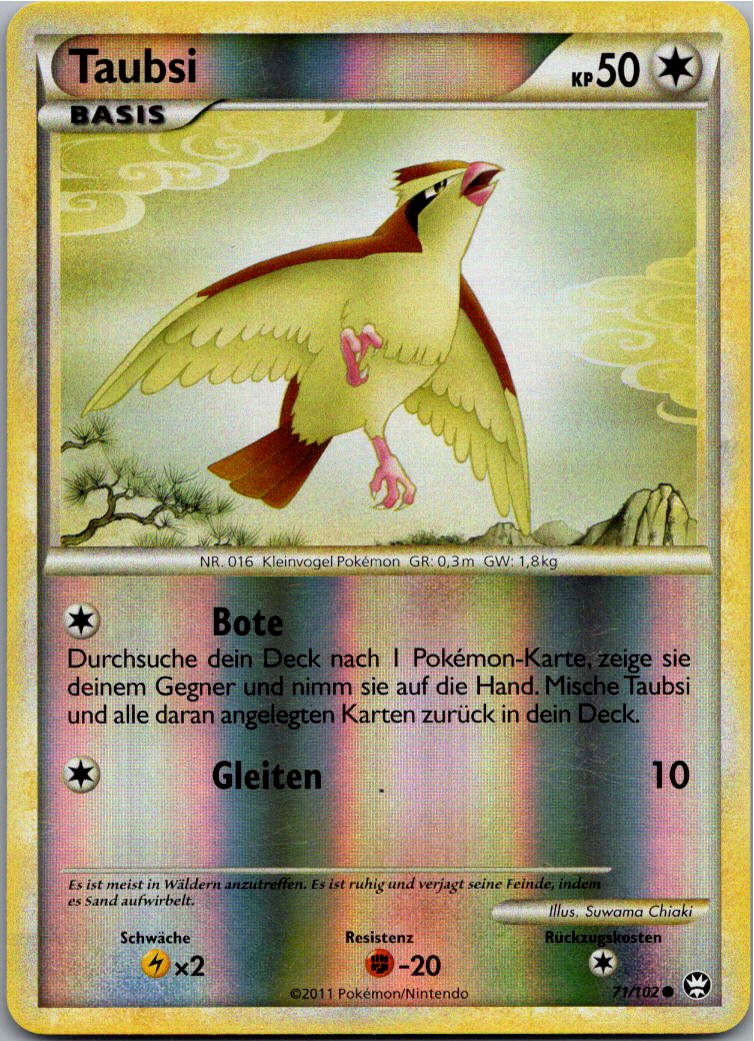 Taubsi 71/102 Triumph – Vorderseite