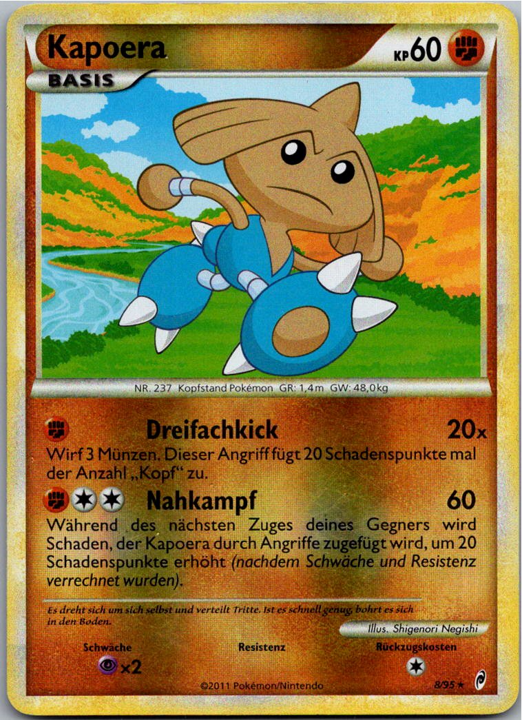 Kapoera 8/95 Ruf der Legenden – Vorderseite