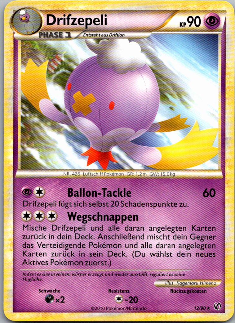 Drifzepeli 12/90 Unerschrocken – Vorderseite