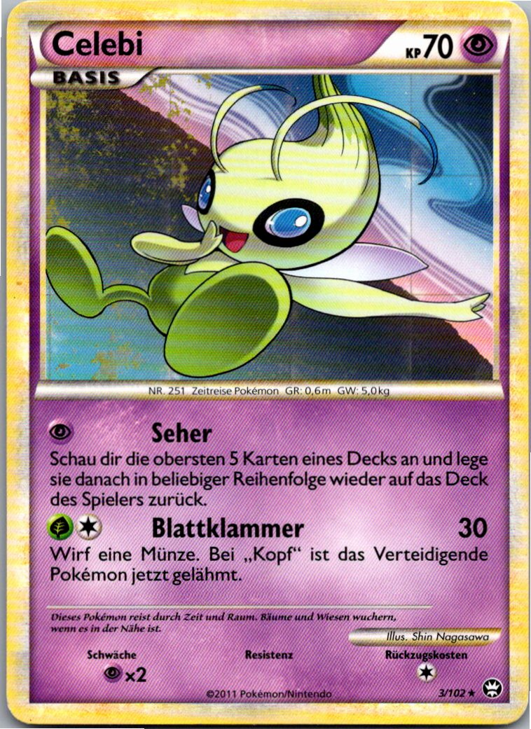 Celebi 3/102 Triumph – Vorderseite