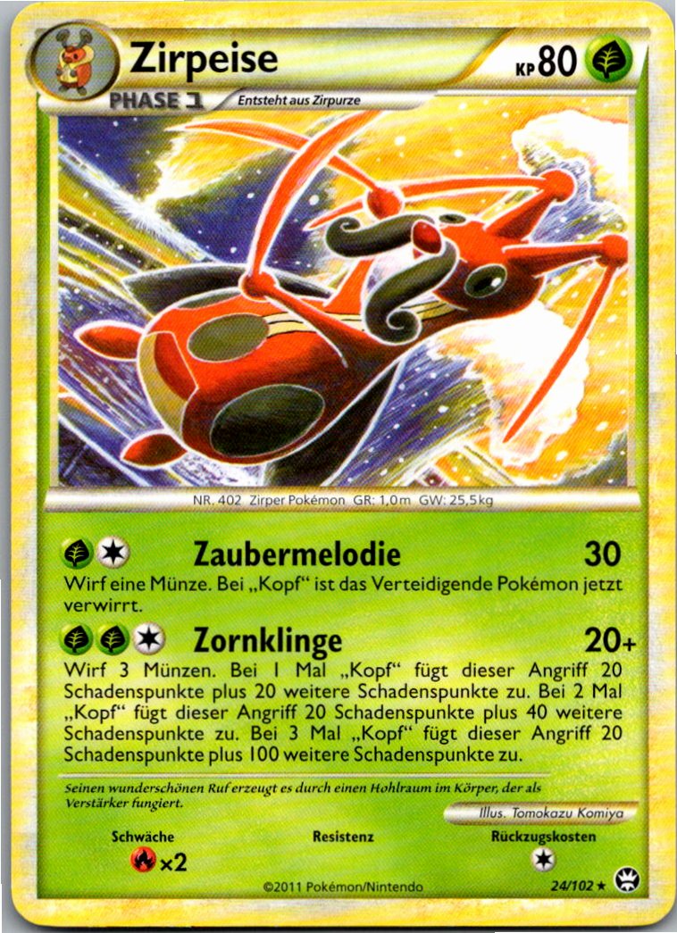 Zirpeise 24/102 Triumph – Vorderseite
