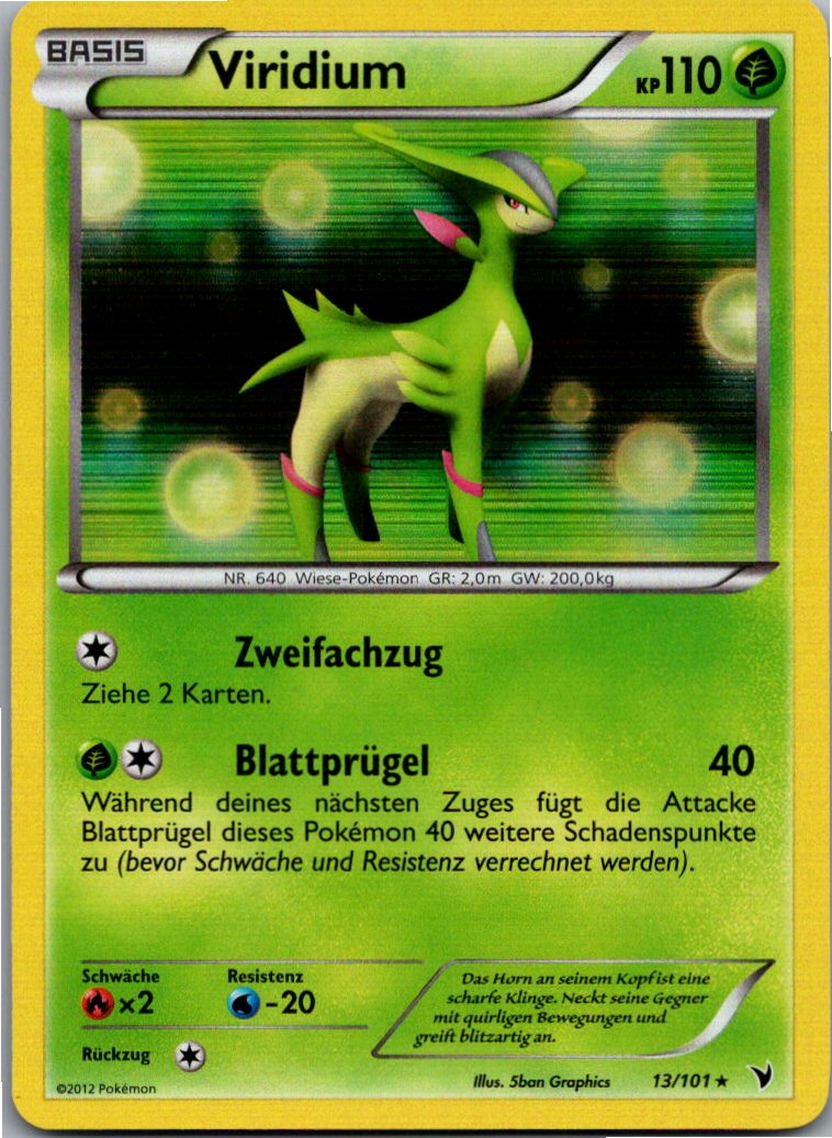 Viridium 13/101 Königliche Siege – Vorderseite