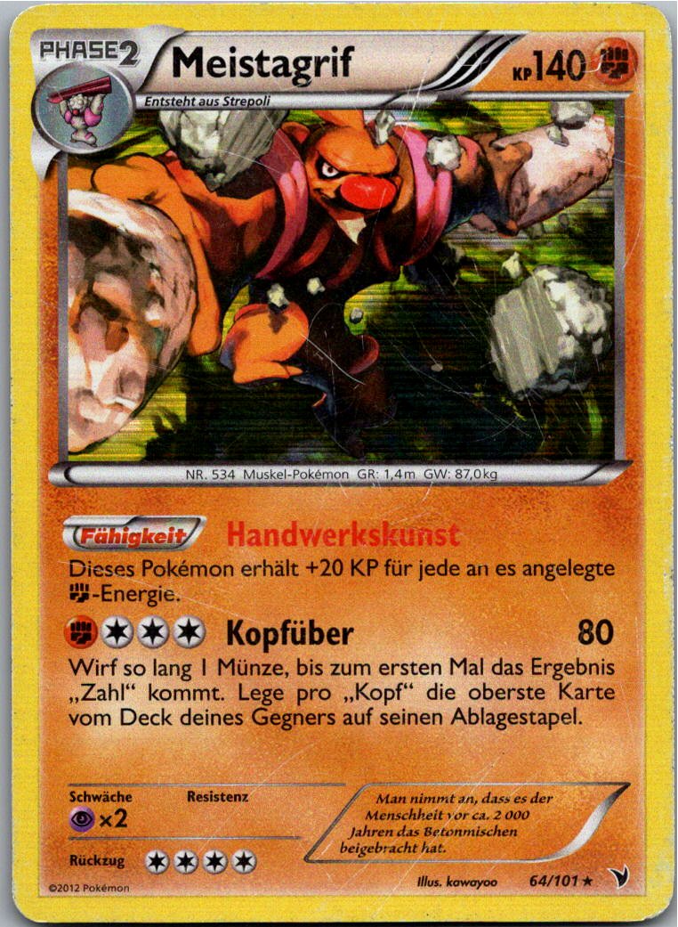 Meistagrif 64/101 Königliche Siege – Vorderseite