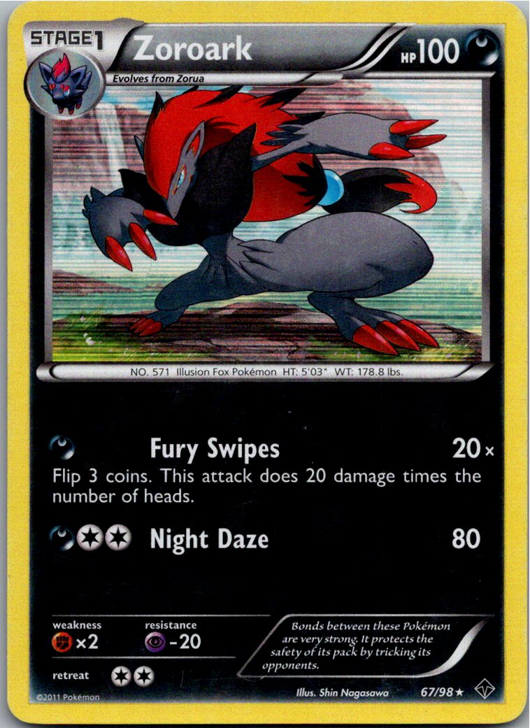 Zoroark 67/98 Aufstreben der Mächtigen – Vorderseite