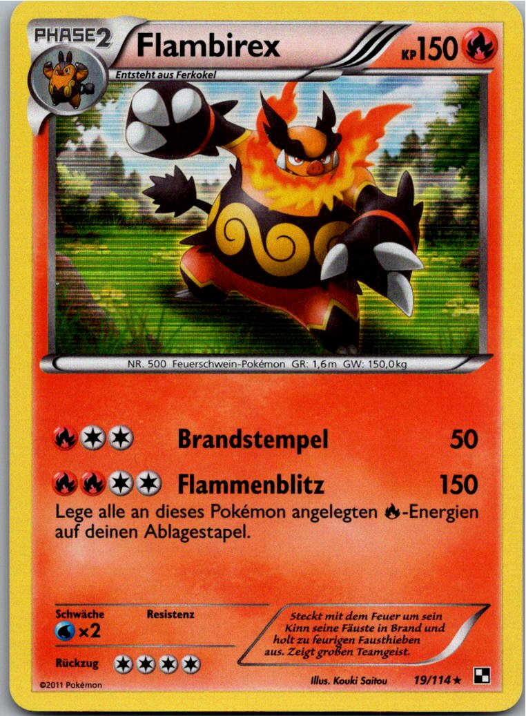 Flambirex 19/114 Schwarz & Weiß – Vorderseite