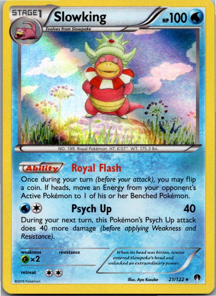 Slowking Laschoking 21/122 TURBOfieber – Vorderseite