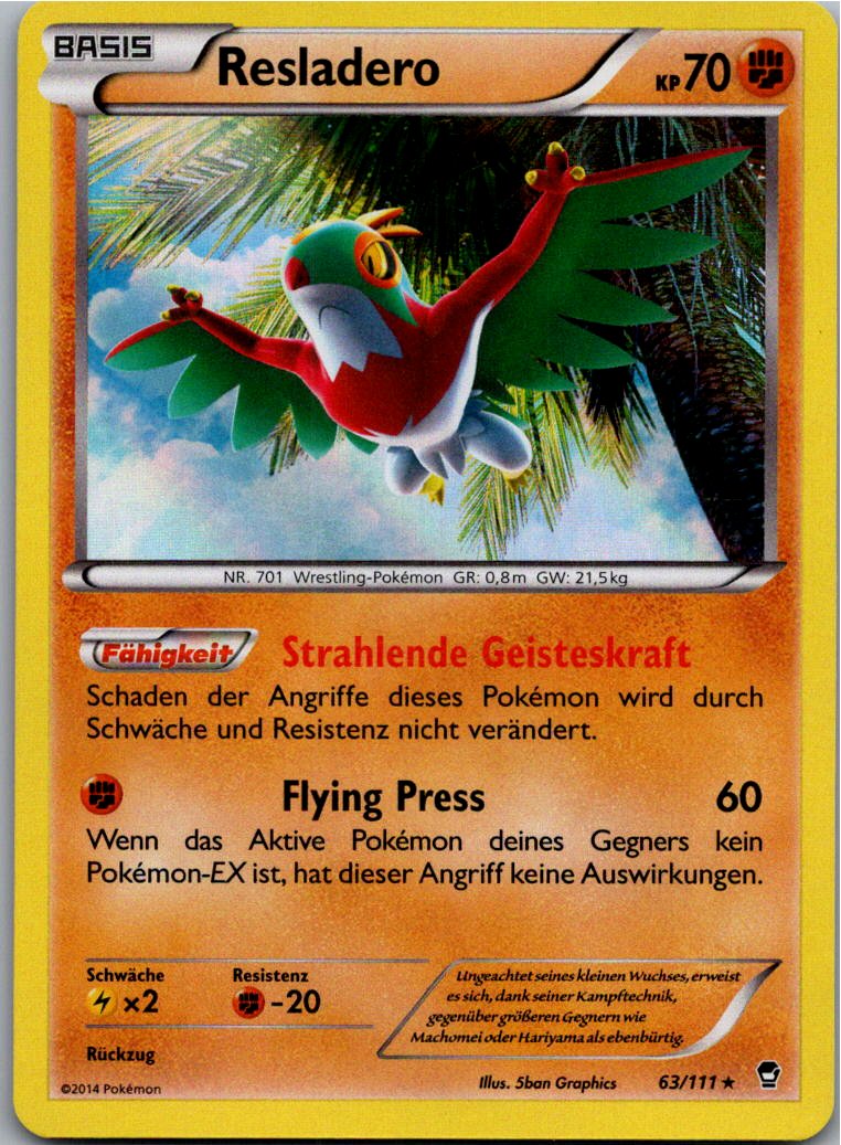 Resladero 63/111 Fliegende Fäuste – Vorderseite