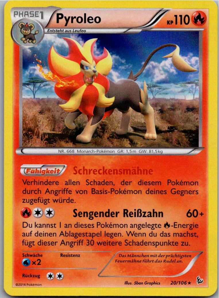 Pyroleo 20/106 Flammenmeer – Vorderseite
